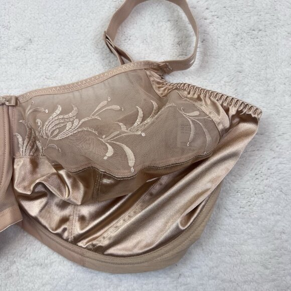 Elomi EL8030NE Nude Kim Side Support Underwire Bra 40H Stretch - Picture 2 of 9